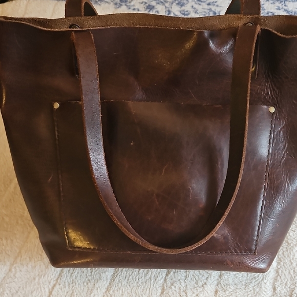 Portland Leather Handbags - Portland Leather Dark Brown Handcrafted Bag